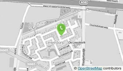 Bekijk kaart van Ambulant Voetverzorgingsbedrijf Lisa in Lewedorp