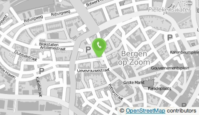 Bekijk kaart van IWAZ in Bergen op Zoom