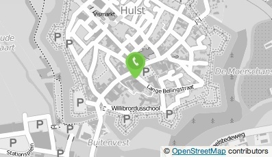 Bekijk kaart van Adm.- & Fiscaal - Advieskant. van den Hemel in Hulst