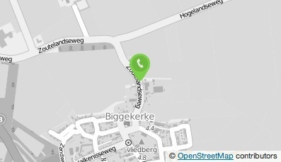 Bekijk kaart van Minicamping 'Zeeuws Hof' in Biggekerke