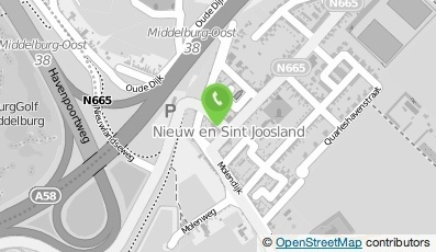 Bekijk kaart van P&H Holding B.V. in Nieuw- en Sint Joosland