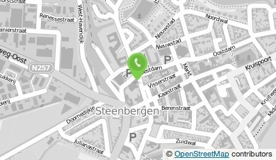 Bekijk kaart van Logopediepraktijk Steenbergen in Steenbergen (Noord-Brabant)