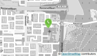 Bekijk kaart van Maatschap Cardiologie Ziekenhuis Lievensberg in Bergen op Zoom