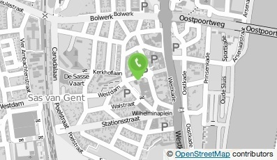 Bekijk kaart van Dierenkliniek Sas van Gent  in Sas Van Gent