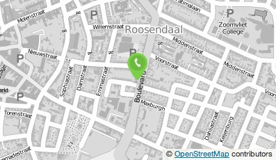 Bekijk kaart van Fysiotherapie Boulevard in Roosendaal