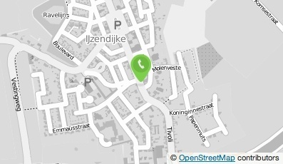 Bekijk kaart van V.O.F. Cafe-Cafetaria Hofzicht  in Ijzendijke