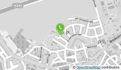 Bekijk kaart van H. Bekooij Onderhoud-Klusbedrijf in Oostburg