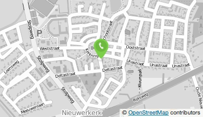 Bekijk kaart van Bakkerij Ten Hove in Nieuwerkerk