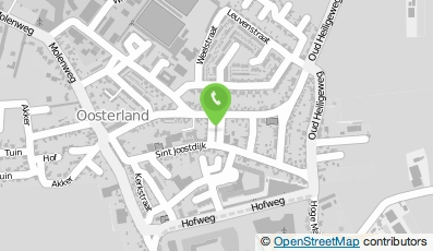 Bekijk kaart van Coöperatie 'Even Buiten' BA in Oosterland