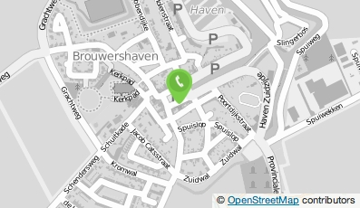 Bekijk kaart van Cafetaria 't Seepaerd in Brouwershaven