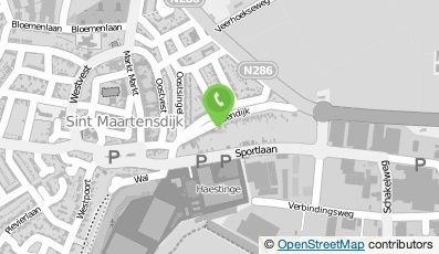Bekijk kaart van Straatmakersbedrijf N. de Rijke in Sint-Maartensdijk
