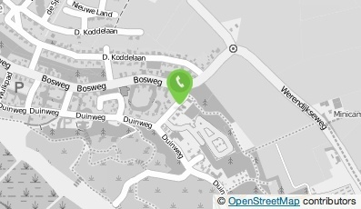 Bekijk kaart van Hotel- en Bungalowverhuur 'Oase' B.V. in Zoutelande