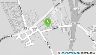Bekijk kaart van Recreatieoord 'Klaverweide' in Ellemeet