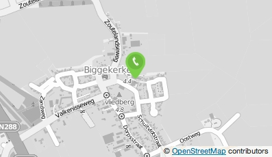 Bekijk kaart van Dorpscentrum in Biggekerke