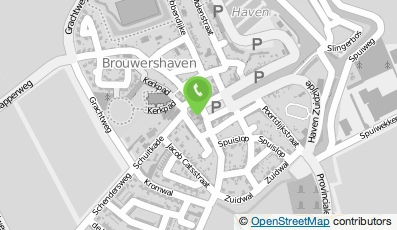 Bekijk kaart van Bloemenshop 'Krokus' in Brouwershaven