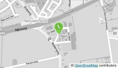 Bekijk kaart van Aannemersbedrijf J.W. van de Velde in Nieuwerkerk
