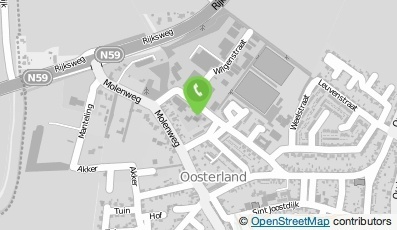 Bekijk kaart van Handelsonderneming 'De Driesprong' in Oosterland