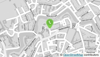 Bekijk kaart van Holwerda Prakt. voor Orthop. en Psycholog. Hulp in Middelburg