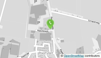 Bekijk kaart van Klusbedrijf P. Potter  in Poortvliet