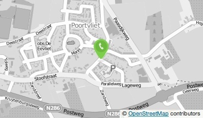 Bekijk kaart van De Hippe Knip  in Poortvliet