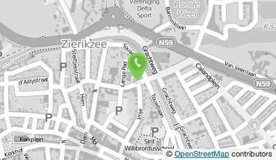 Bekijk kaart van Klus- & Onderhoudsbedrijf Freek Pickkers in Zierikzee