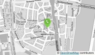 Bekijk kaart van W&F homeshop in Sas Van Gent