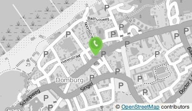 Bekijk kaart van 't Begin Domburg in Domburg