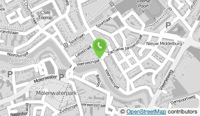 Bekijk kaart van Gastouder Kinderopvang Zoet & Zo in Middelburg