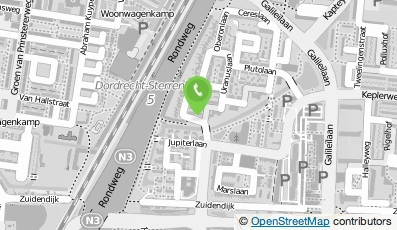 Bekijk kaart van Gas Sanitair en Verwarming de Kievit in Dordrecht