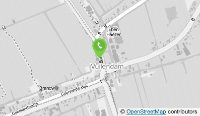 Bekijk kaart van V.O.F. Slagerij Vlot in Brandwijk