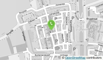Bekijk kaart van Antiekhandel A. Gijsbers  in Vianen (Utrecht)