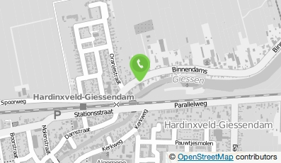 Bekijk kaart van B.V. voorheen E.G.A.O. Firma W.A. van den Heuvel in Hardinxveld-Giessendam