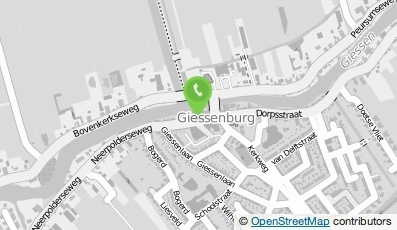 Bekijk kaart van Technisch Centrum Cor Verhoeven in Giessenburg