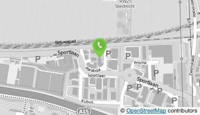 Bekijk kaart van Dierenverzorgingscentrum 'NO Kwadrant Sliedrecht' in Sliedrecht