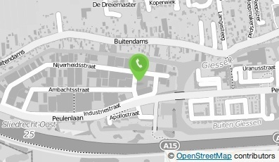 Bekijk kaart van Deurenfabriek Van der Plas B.V. in Hardinxveld-Giessendam