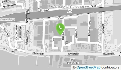 Bekijk kaart van Meerkerk Houtbouw B.V. in Hardinxveld-Giessendam