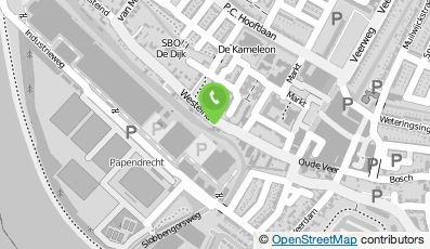 Bekijk kaart van V.O.F. Westeind in Papendrecht