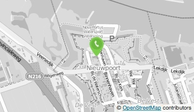 Bekijk kaart van Het Arsenaal  in Nieuwpoort