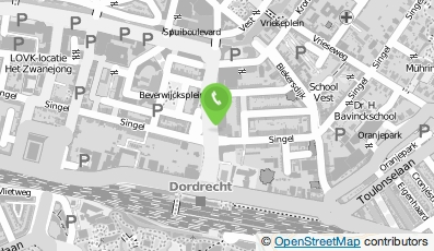 Bekijk kaart van Waltmann & Co. Dordrecht Bedrijfshuisvesting B.V. in Dordrecht