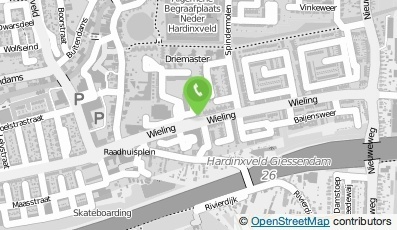 Bekijk kaart van Cafetaria Wielwijk in Hardinxveld-Giessendam