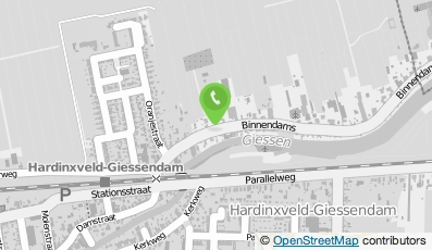 Bekijk kaart van G.J. Telematics Consultants B.V. in Hardinxveld-Giessendam