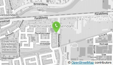 Bekijk kaart van Firma W.J. van der Hoek in Hardinxveld-Giessendam