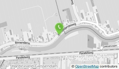 Bekijk kaart van Aan de Wiel Holding B.V.  in Hardinxveld-Giessendam