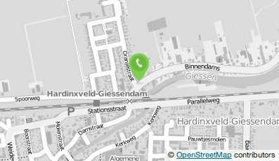 Bekijk kaart van Klussenbedrijf A.M. Hartog in Werkendam