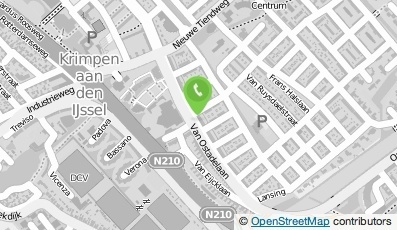 Bekijk kaart van Aannemingsbedrijf Jac. Westbroek en Zonen B.V. in Krimpen aan den Ijssel