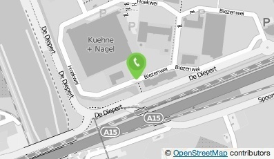 Bekijk kaart van Kuehne + Nagel N.V.  in Tiel
