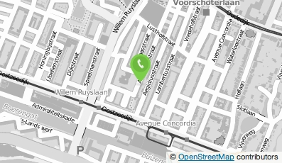 Bekijk kaart van V.O.F. Schildersbedrijf W.H. en M. Starink in Rotterdam