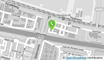 Bekijk kaart van Hoek en Blok accountants belastingadviseurs juristen in Sliedrecht