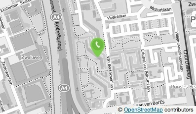 Bekijk kaart van Kurk Handelsonderneming Groenoord in Schiedam