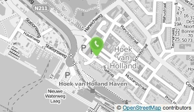 Bekijk kaart van V.O.F. Azzurro  in Hoek Van Holland